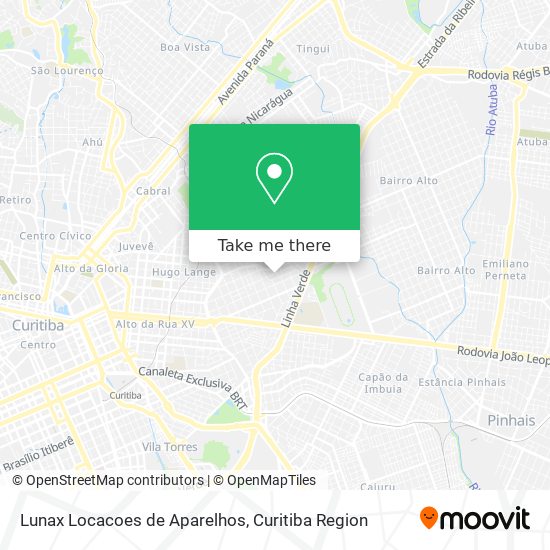 Lunax Locacoes de Aparelhos map