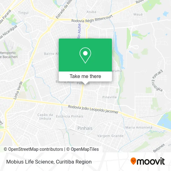 Mobius Life Science map