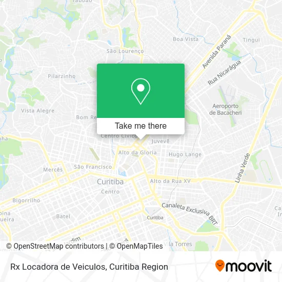 Rx Locadora de Veiculos map