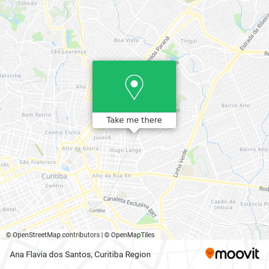 Ana Flavia dos Santos map