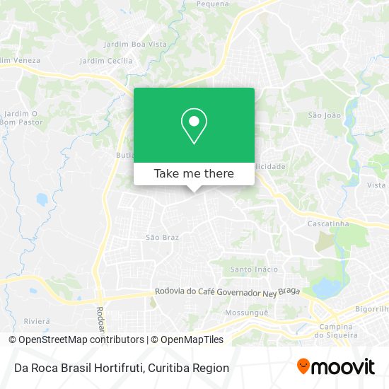 Da Roca Brasil Hortifruti map