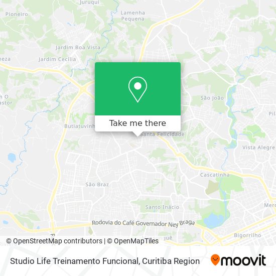 Studio Life Treinamento Funcional map