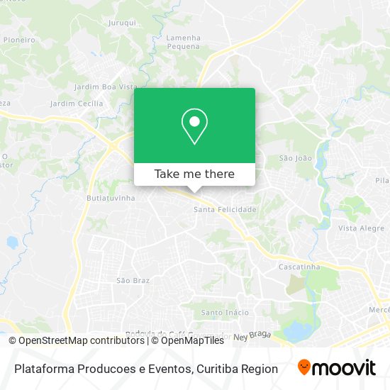 Mapa Plataforma Producoes e Eventos