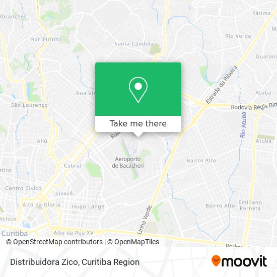 Distribuidora Zico map