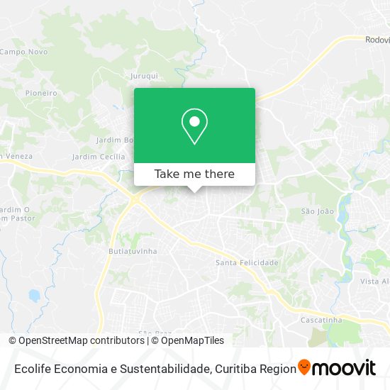 Ecolife Economia e Sustentabilidade map