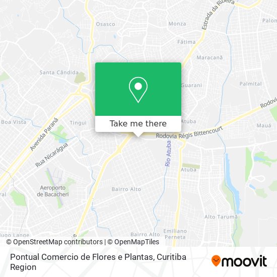 Pontual Comercio de Flores e Plantas map