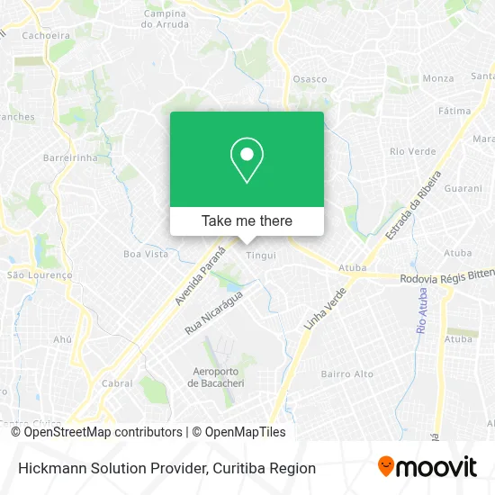 Hickmann Solution Provider map