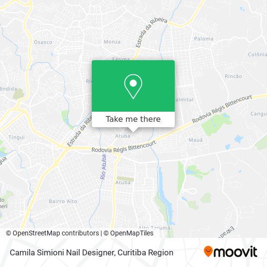 Camila Simioni Nail Designer map