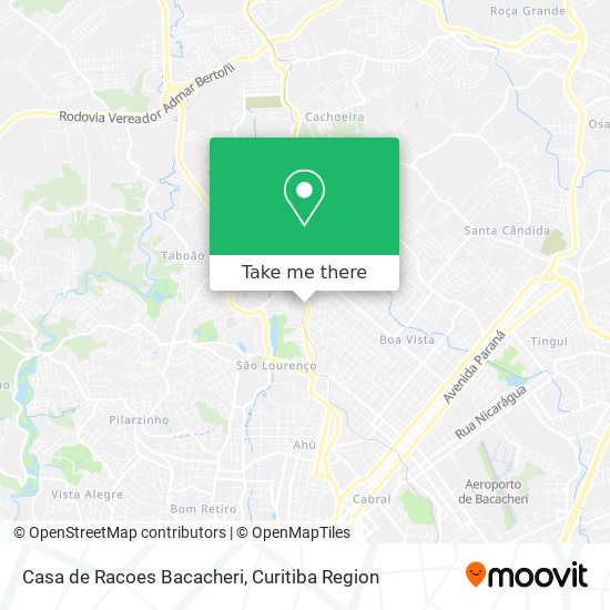 Casa de Racoes Bacacheri map