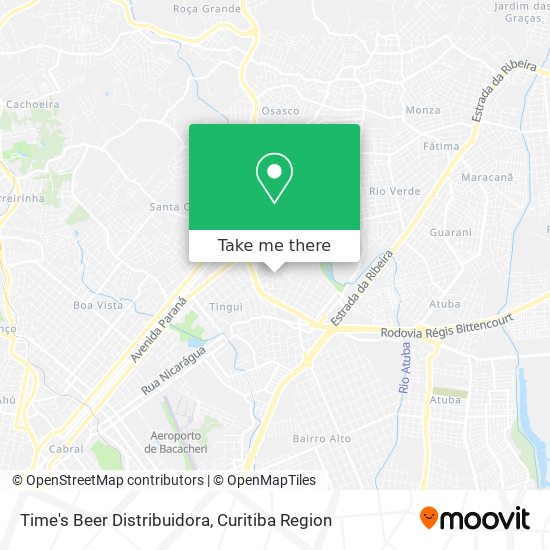 Time's Beer Distribuidora map