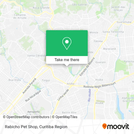 Rabicho Pet Shop map