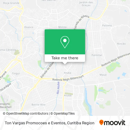 Ton Vargas Promocoes e Eventos map