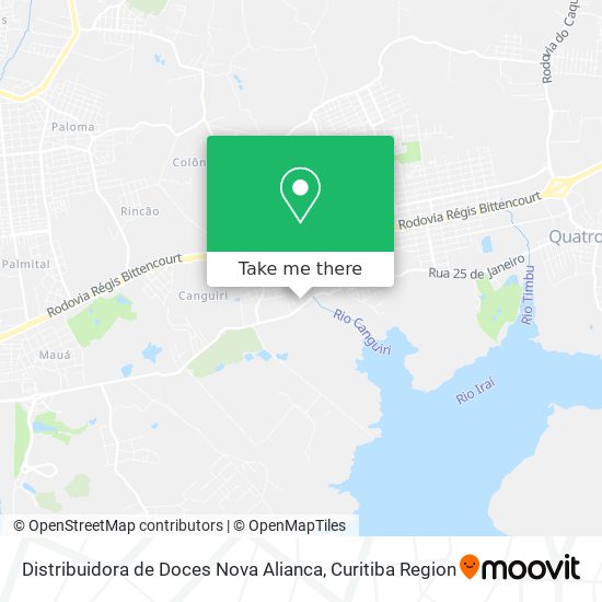 Distribuidora de Doces Nova Alianca map