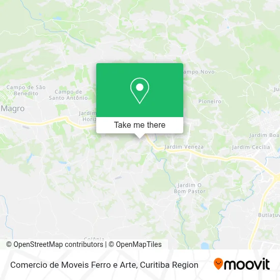 Comercio de Moveis Ferro e Arte map