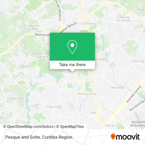 Pesque and Solte map