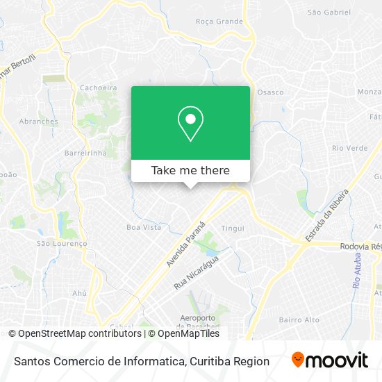 Santos Comercio de Informatica map