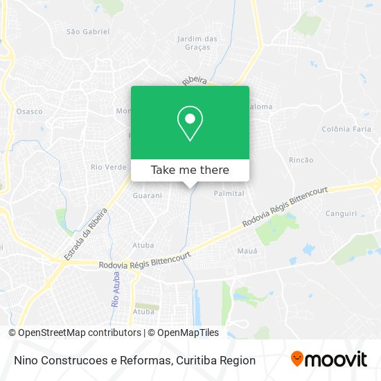 Nino Construcoes e Reformas map
