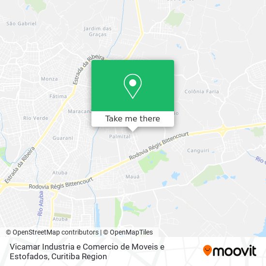 Vicamar Industria e Comercio de Moveis e Estofados map