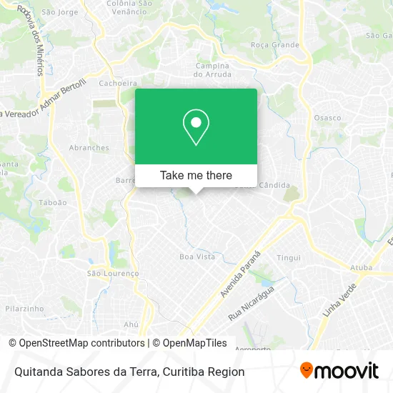 Quitanda Sabores da Terra map
