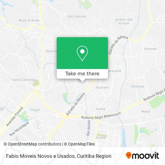 Mapa Fabio Moveis Novos e Usados