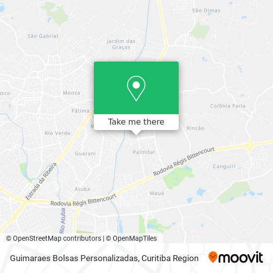 Guimaraes Bolsas Personalizadas map