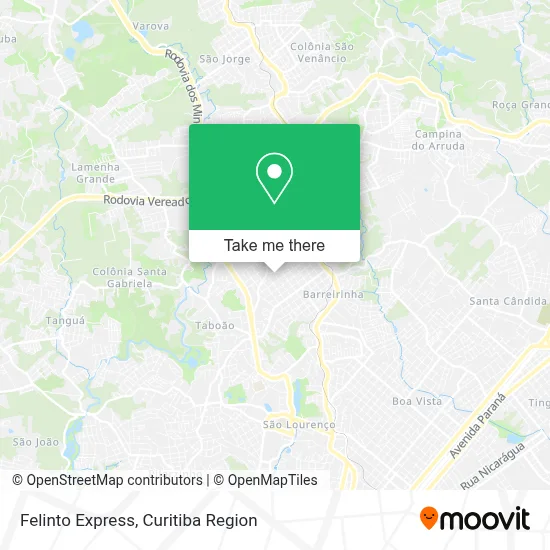 Felinto Express map