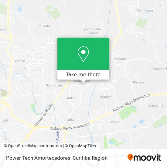 Power Tech Amortecedores map