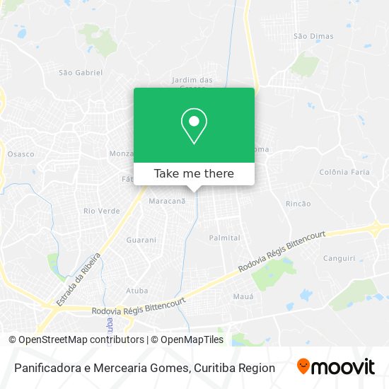 Panificadora e Mercearia Gomes map