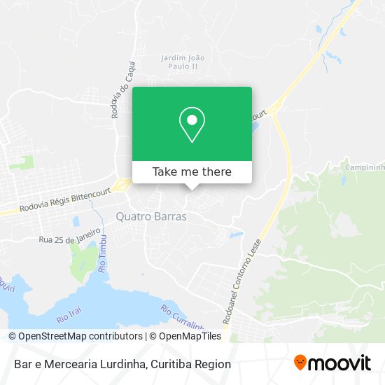 Bar e Mercearia Lurdinha map