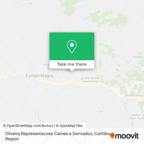 Oliveira Representacoes Carnes e Derivados map