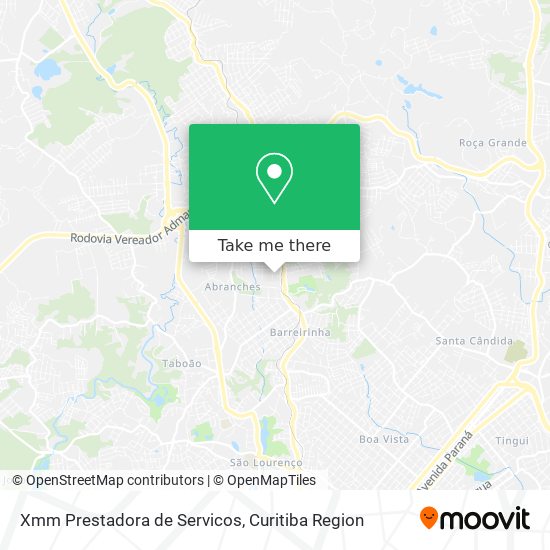 Xmm Prestadora de Servicos map