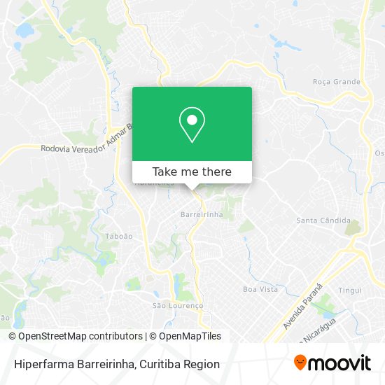 Hiperfarma Barreirinha map