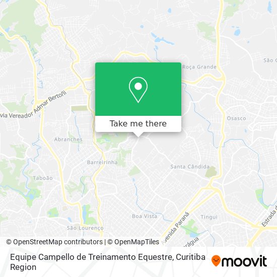 Equipe Campello de Treinamento Equestre map