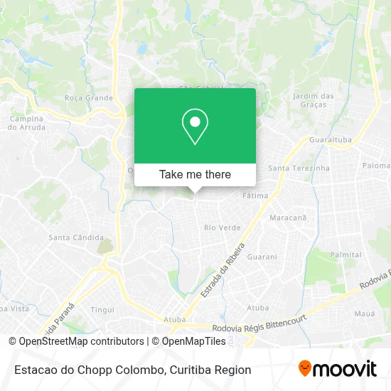 Estacao do Chopp Colombo map