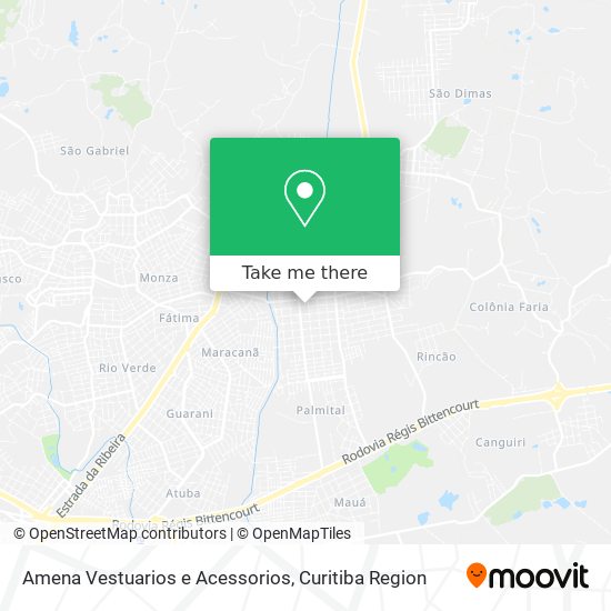 Amena Vestuarios e Acessorios map