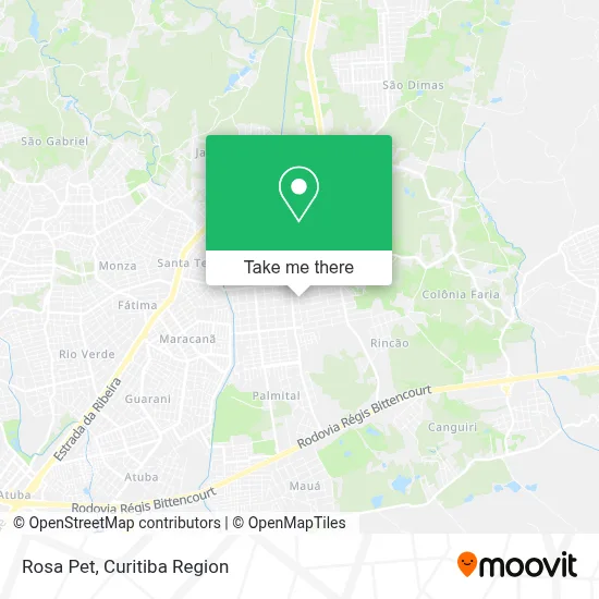 Rosa Pet map