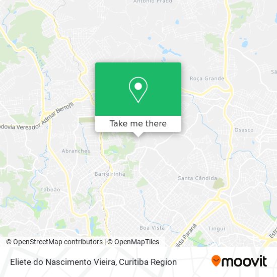 Eliete do Nascimento Vieira map