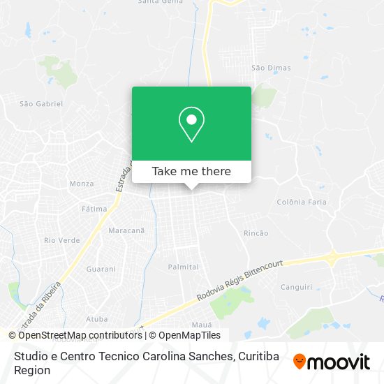 Studio e Centro Tecnico Carolina Sanches map