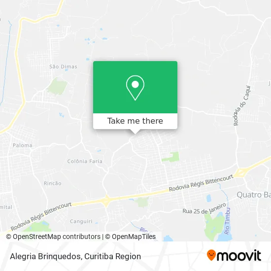 Alegria Brinquedos map