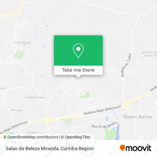Salao de Beleza Miranda map