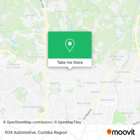 R34 Automotive map