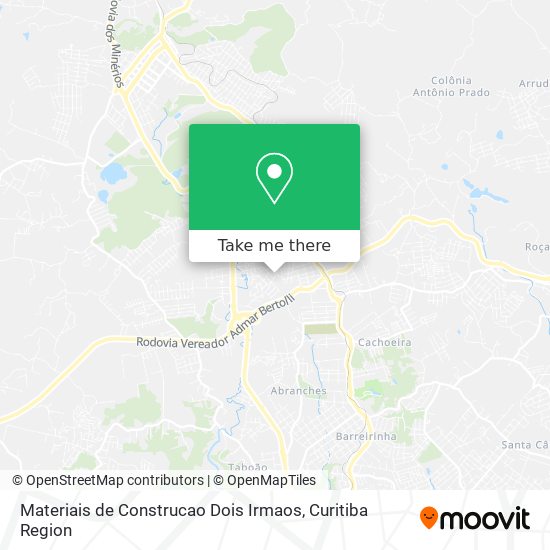 Materiais de Construcao Dois Irmaos map
