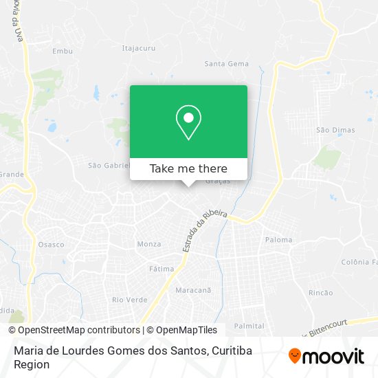 Maria de Lourdes Gomes dos Santos map