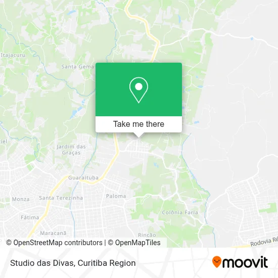 Studio das Divas map