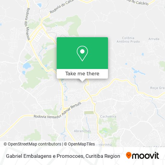 Gabriel Embalagens e Promocoes map