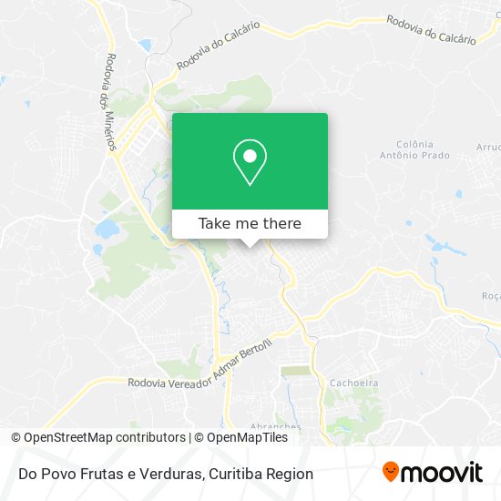 Do Povo Frutas e Verduras map