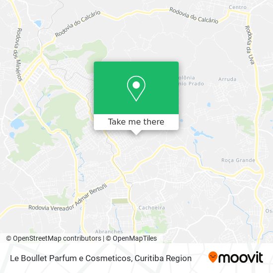 Le Boullet Parfum e Cosmeticos map