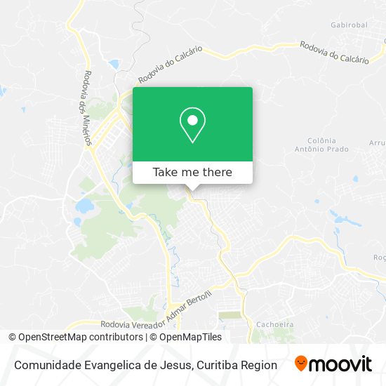 Comunidade Evangelica de Jesus map