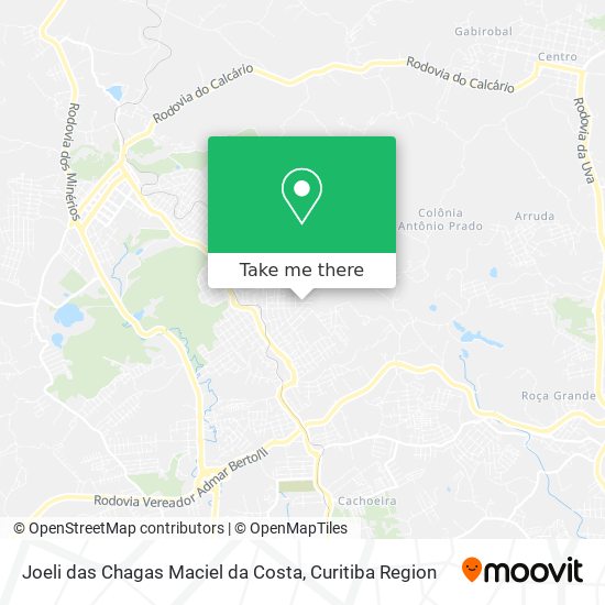 Joeli das Chagas Maciel da Costa map