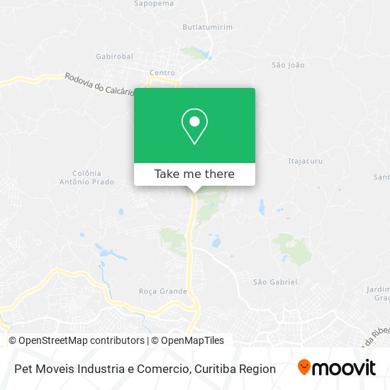 Pet Moveis Industria e Comercio map